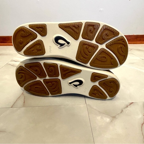 NWT Olukai Nohea Moku Men’s No Tie Boat Shoes Size 7 Color Clay - Picture 7 of 7